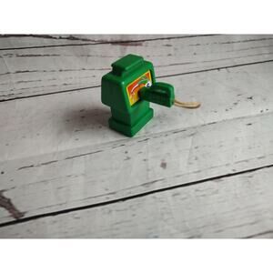 Vintage Mini Green Gas Pump Doll House Size 2 Inches